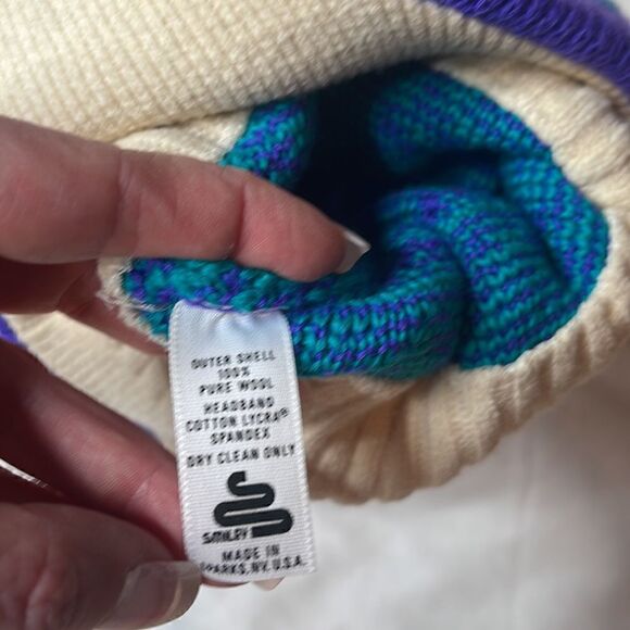 Vintage 80’s/90’s Smiley Nordic Beanie Wool Winter Hat. - Picture 7 of 7